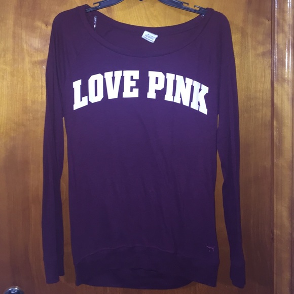 PINK long sleeved tee