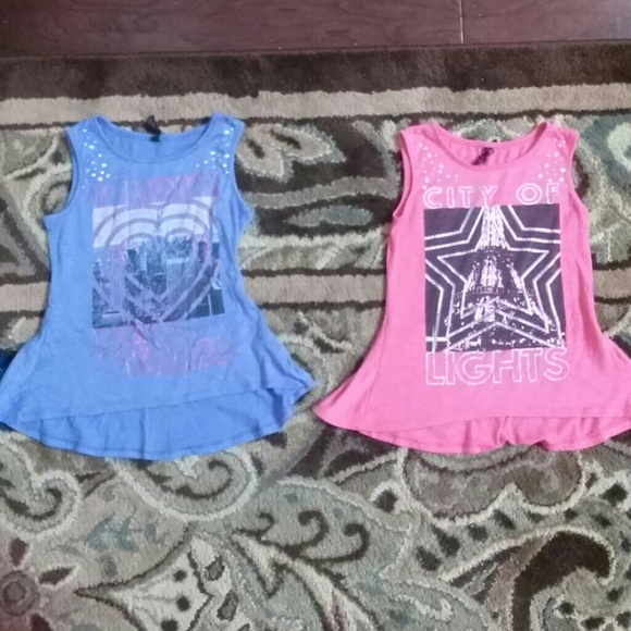 Reserved Girls Bundle of Tanks Girls Size M or 7/8
