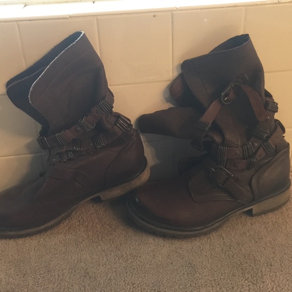 Steve Madden military Combat boots size 8