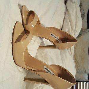 Steve Madden nude heels.