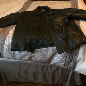 Men's Gap leather jacket