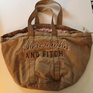 Abercrombie and Fitch Tote brown