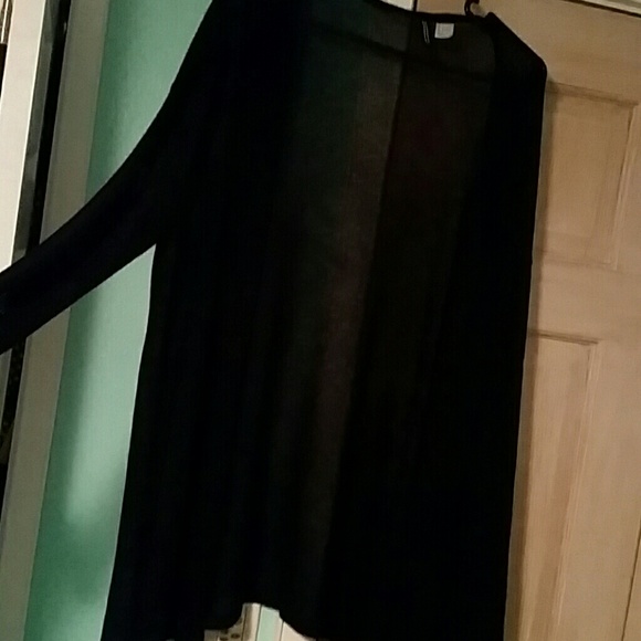 See-through cardigan