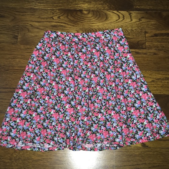 forever 21 floral skirt