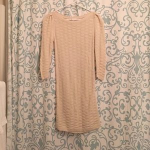 Cream sweater dress from Nordstroms!