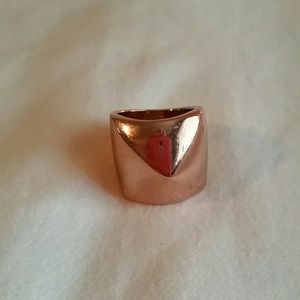 The Limited rose colored gold ring