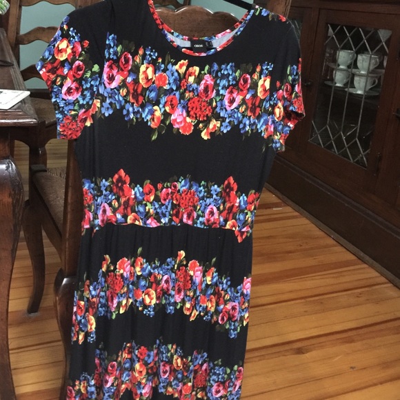 ASOS FLORAL COTTON DRESS