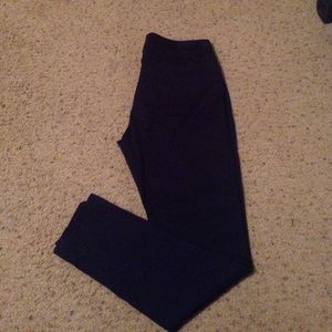 Never worn stretchy navy jeggings size 6