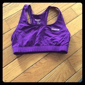 Girls reebok xs sports bra