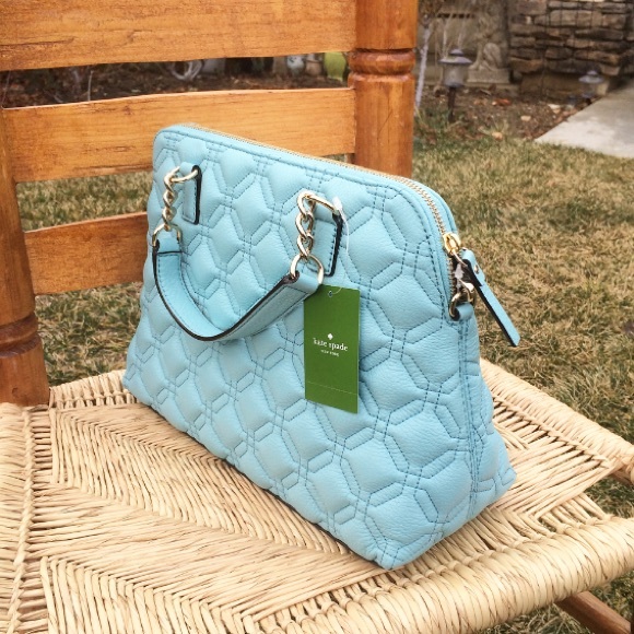 ✨FINAL SALE NWT Kate Spade blue purse - Picture 2 of 2