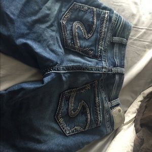 Silver jeans