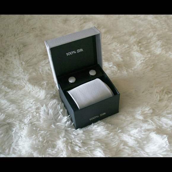 3 piece silk tie set