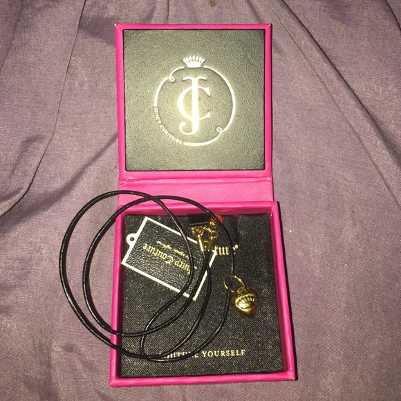 Juicy Couture wrap necklace.