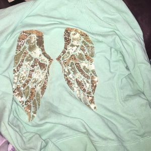 Pink Mint Green Zip Up