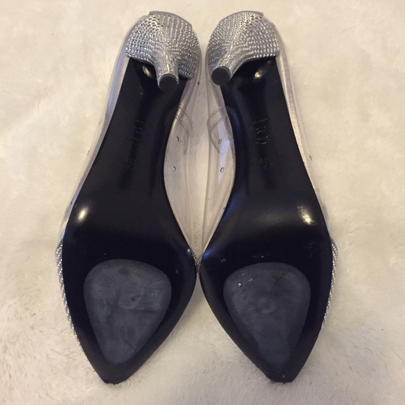 Stuart Weitzman Cinderella Glass Pump Size 9 - Picture 3 of 3