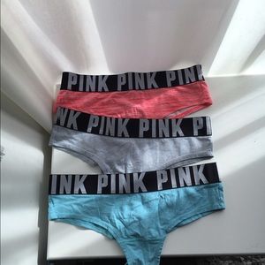 PINK panties.