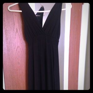 Black V-Neck Dress