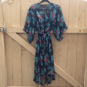 F21 Floral Kimono Dress