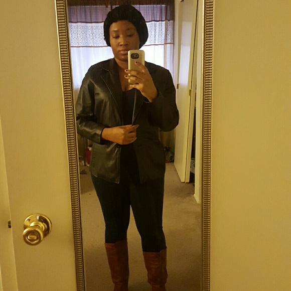 *Price Reduced* Leather Jacket - Picture 3 of 4