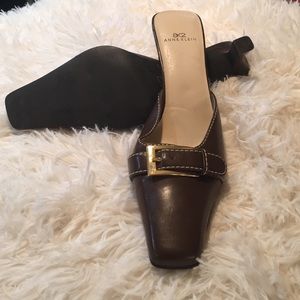 Anne Klein size 6 Chocolate Brown High Heels