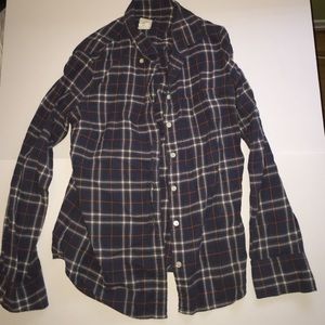 J.Crew Flannel "the boy shirt" size 6