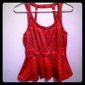 Charlotte Russe Peplum Top