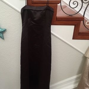 Dark brown formal dress