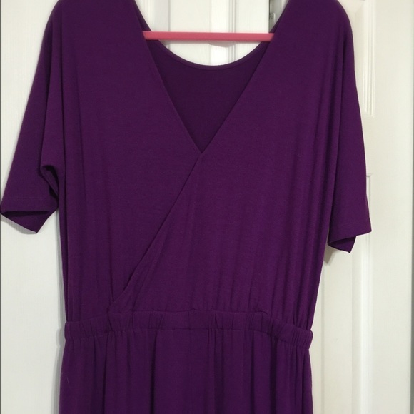 Elbow Sleeve Jumpsuit W/Front Pocket - Picture 3 of 4