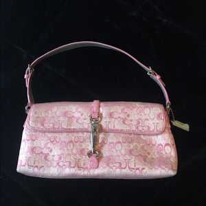 Pink Coach Handbag