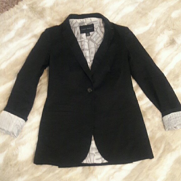 Black Cotton blazer