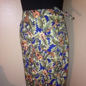 Hilo Hattie made in Hawaii wrap skirt