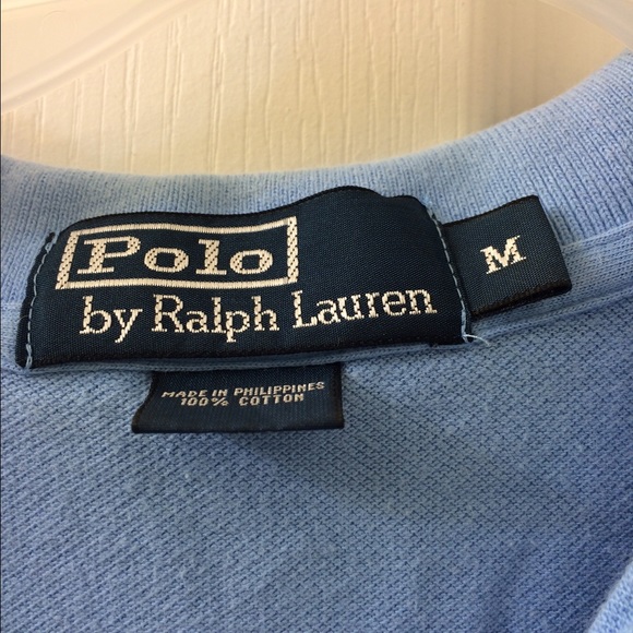 Men's size medium light blue POLO - Picture 2 of 2