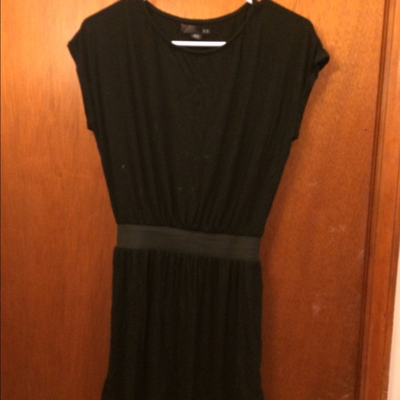 Cute black tunic with belt