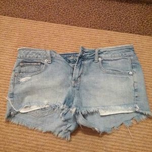 American eagle jean shorts