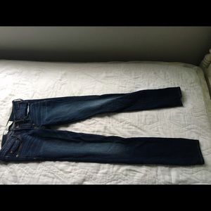 Abercrombie & Fitch dark washed jeans. Worn once