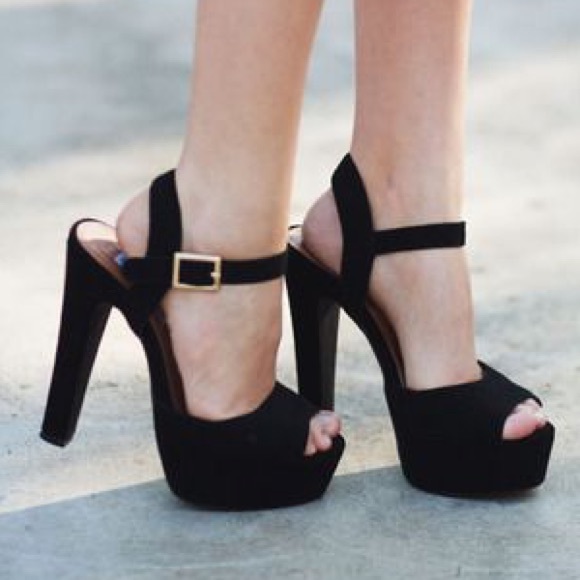 Steve Madden suede ankle strap heels "dynemite"