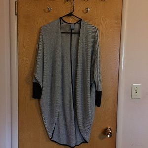 Black and white cardigan