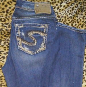 Silver jeans