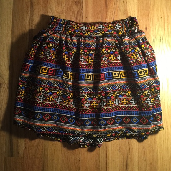 Forever 21 Aztec Print Skirt