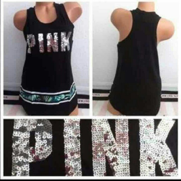 RARE PINK Bling Tank