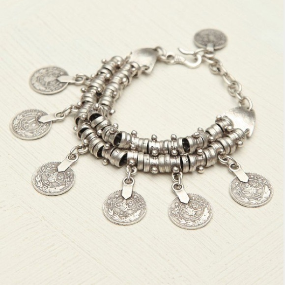Free People Jewelry - Bohemian coin bracelet!