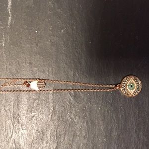 Juicy couture Rose Gold double strand necklace