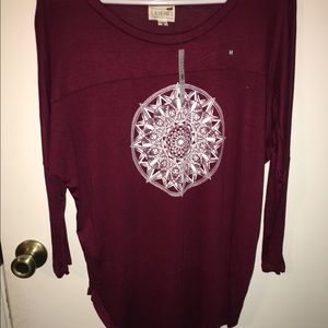 Long sleeve loose tee