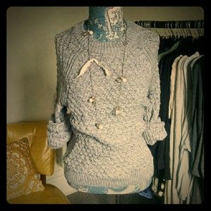Oversize grey sweater