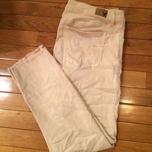 Pale pink American eagle legging Jean