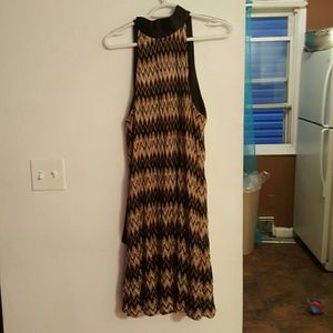 Gold Halter Dress