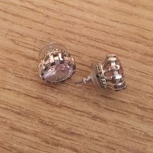 Huge sparkly stud earrings