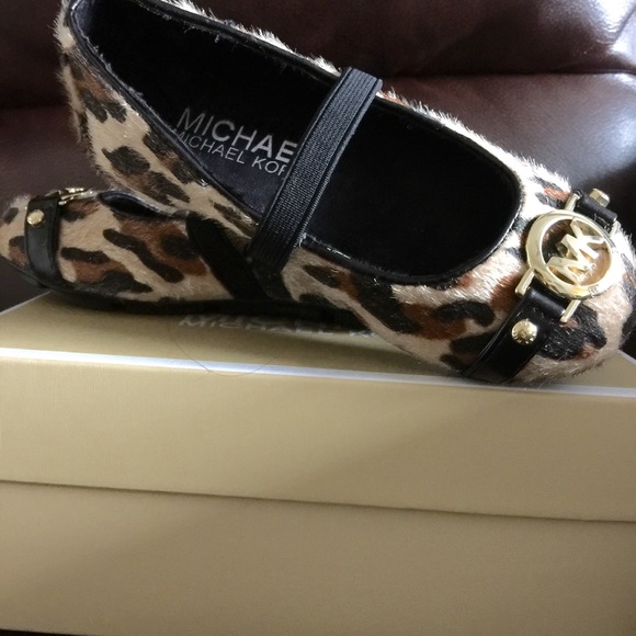 Michael kors kids ballet flats cheerat printed