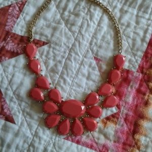 Coral Statement Necklace