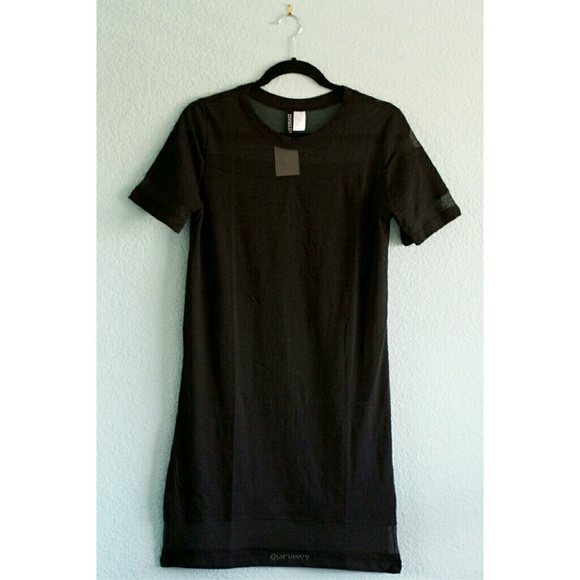 H&M Dresses & Skirts - H&M | NWT Mesh Inlay T-shirt Dress